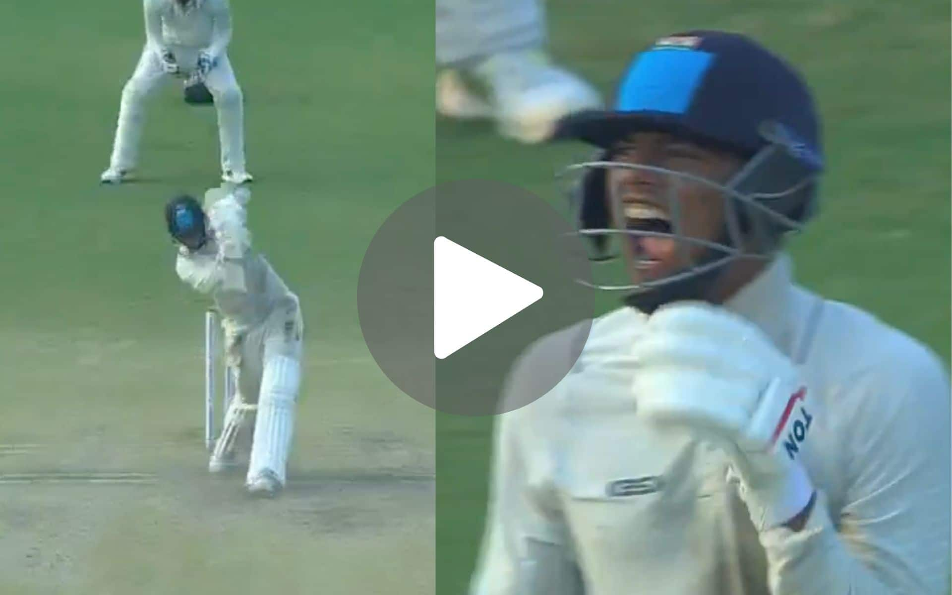 [Watch] Yash Dhull Fights Lone Battle As He Gets To His Ranji Century With An Audacious Straight Six